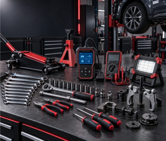 Hand tools and workshop equipment